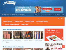 Tablet Screenshot of cornhole.com